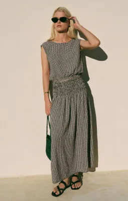 Z Supply Brooke Gingham Skirt