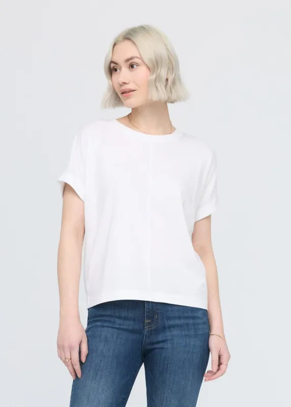DUER PurePima Dolman Tee White DUER PurePima Dolman Tee White