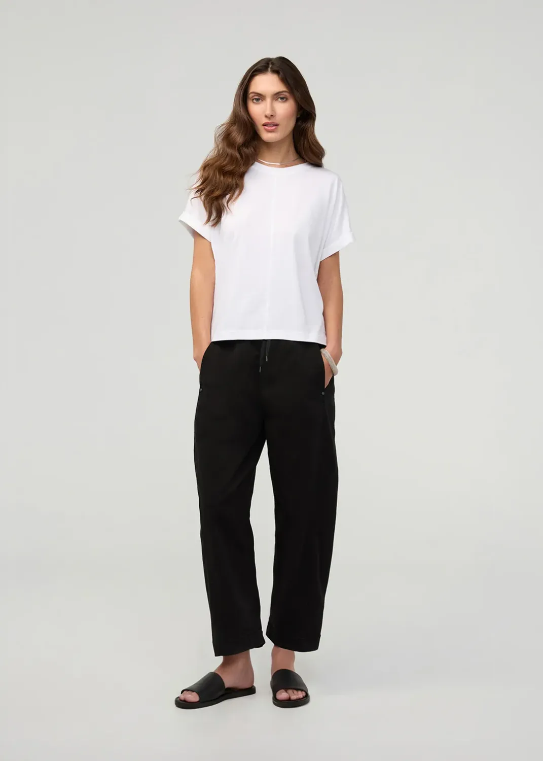 DUER FlexTwill Barrel Pull On Pant Black