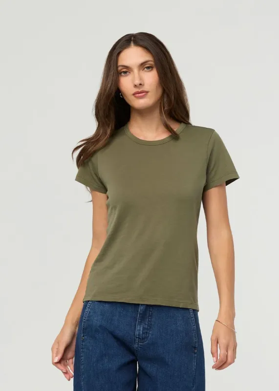 DUER PurePima Slim Crew Kelp DUER PurePima Slim Crew Kelp