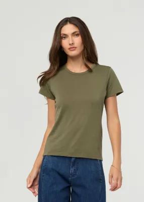 DUER PurePima Slim Crew Kelp DUER PurePima Slim Crew Kelp