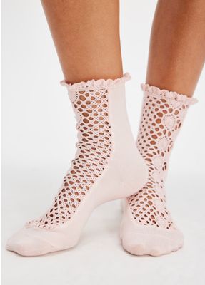 Free People Rubies Crochet Sock