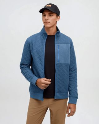 Ten Tree M Begbie Full Zip Blue Horizon Heather
