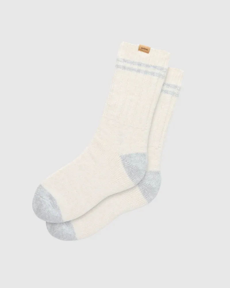 Ten Tree Chutes Cabin Sock Vintage White Heather