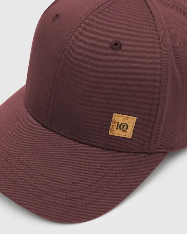 Ten Tree Cork Icon Elevation Hat Red Chestnut