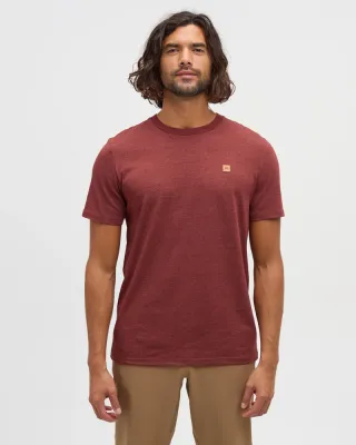 Ten Tree M Baker T-Shirt Cottage Red Heather
