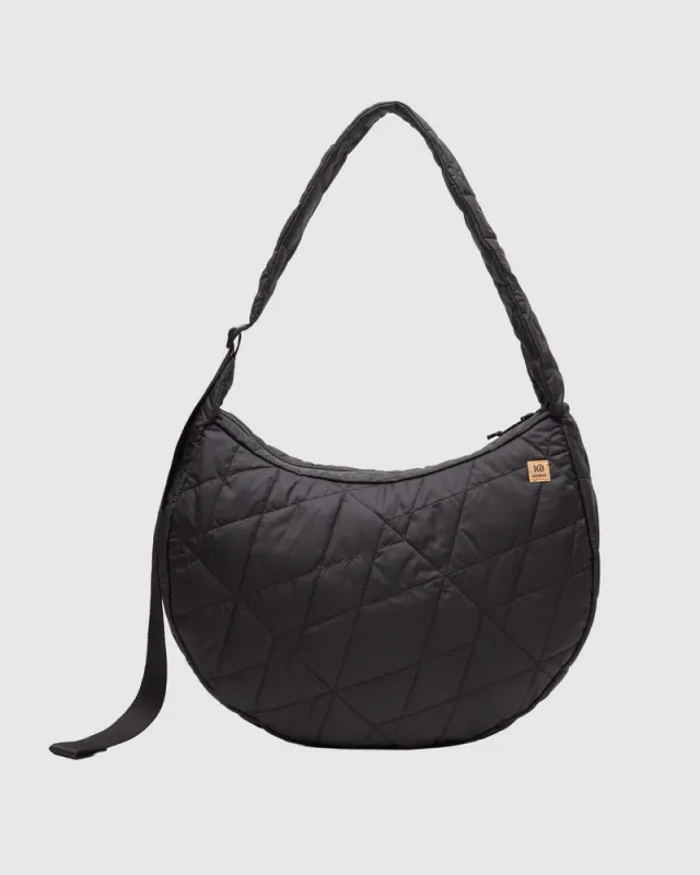 Ten Tree Creston Quilted Bag Meteorite Black