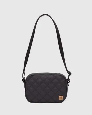 Ten Tree Mackenzie Quilted Bag Meteorite Black