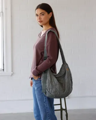 Ten Tree Creston Quilted Bag Mineral