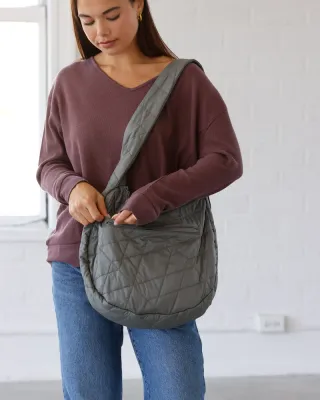 Ten Tree Creston Quilted Bag Mineral