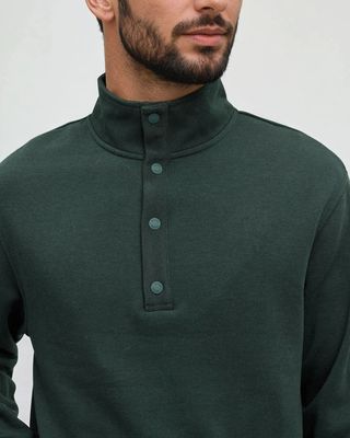 Ten Tree M Howson 1/4 Snap Dark Forest Green