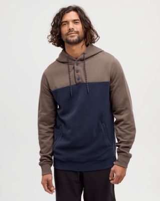 Ten Tree M Carson Hoodie Midnight Blue/Ashwood