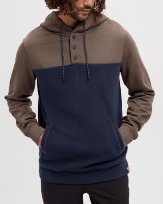 Ten Tree M Carson Hoodie Midnight Blue/Ashwood