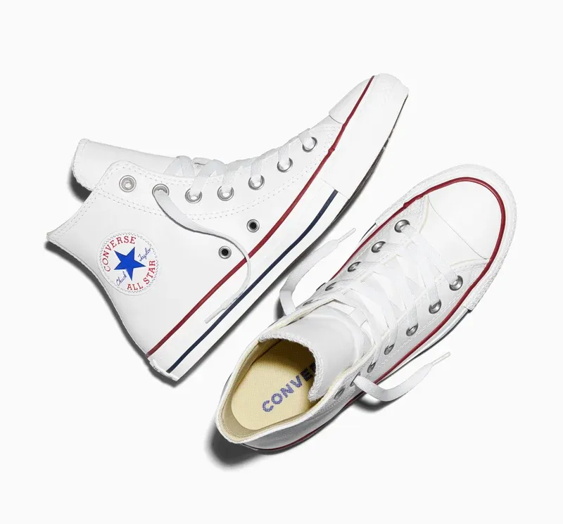 Chuck Taylor All Star Hi Top Leather White