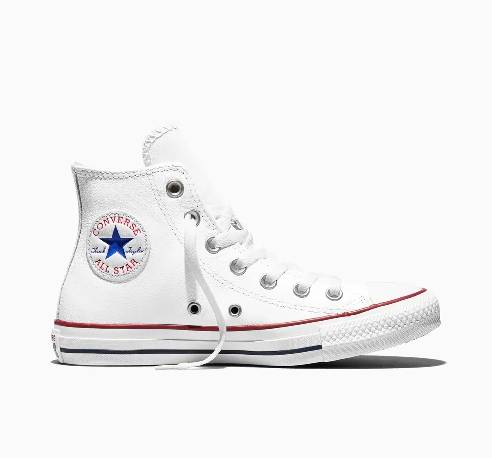 Chuck Taylor All Star Hi Top Leather White Chuck Taylor All Star Hi Top Leather White