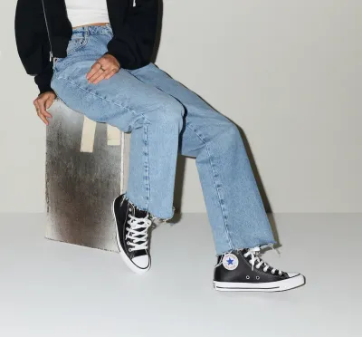 Chuck Taylor All Star Hi Top Leather Black
