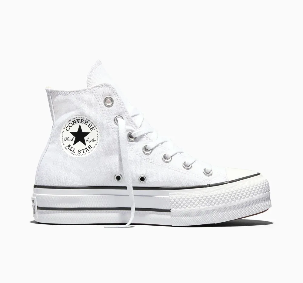 Chuck Taylor All Star Lift Hi Top Canvas White Chuck Taylor All Star Lift Hi Top Canvas White