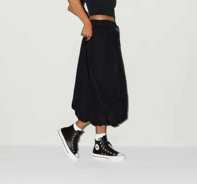 Chuck Taylor All Star Lift Hi Top Leather Black