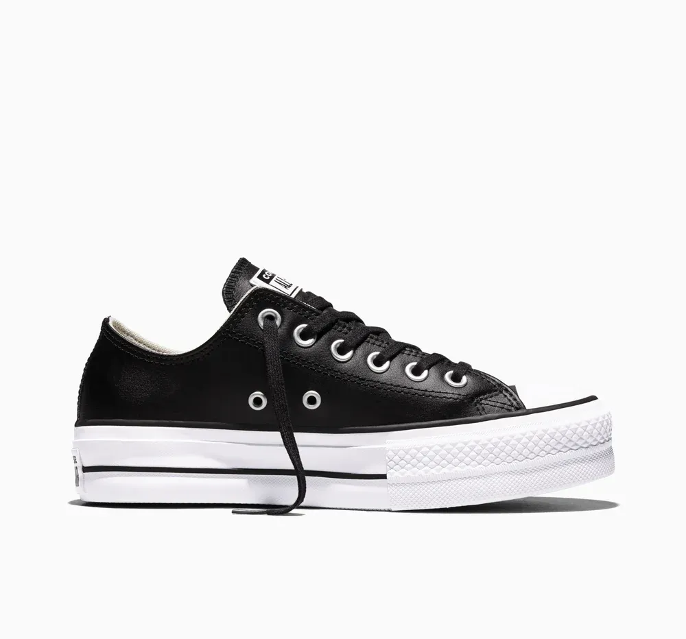 Chuck Taylor All Star Lift Low Top Leather Black
