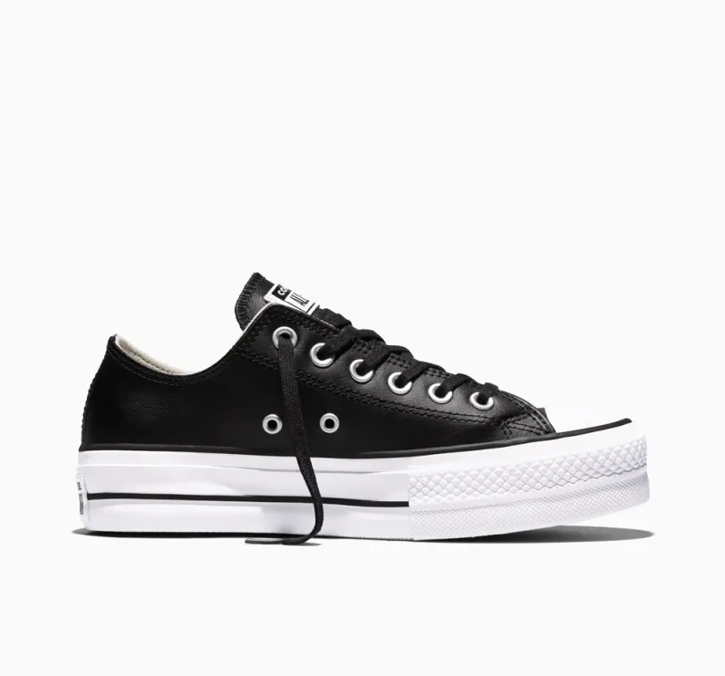 Chuck Taylor All Star Lift Low Top Leather Black