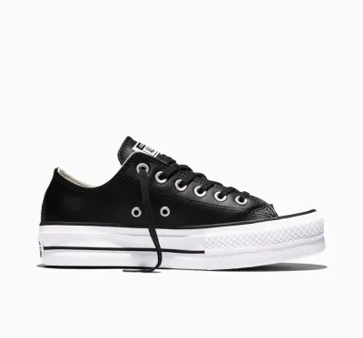 Chuck Taylor All Star Lift Low Top Leather Black