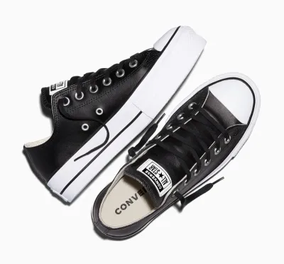 Chuck Taylor All Star Lift Low Top Leather Black