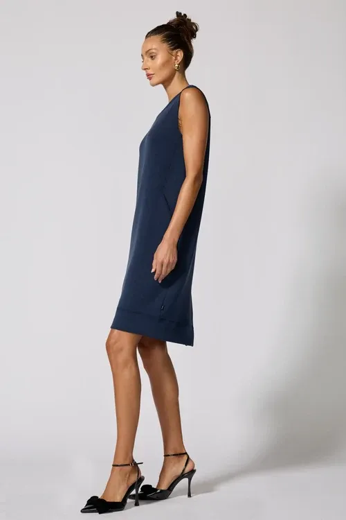 MPG Dreamweave Dress Navy Blazer