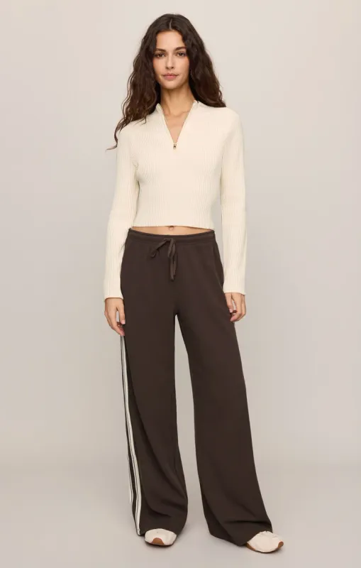 Z Supply Breakaway Track Pant Dark Chocolate