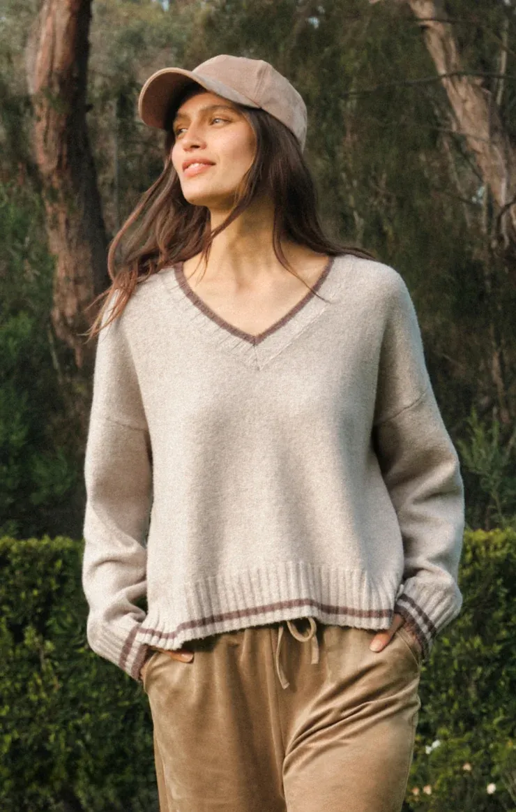 Z Supply Endure Sweater Natural Heather Z Supply Endure Sweater Natural Heather
