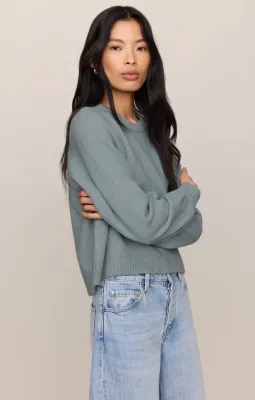 Z Supply Coming Up Sweater Soft Succulent