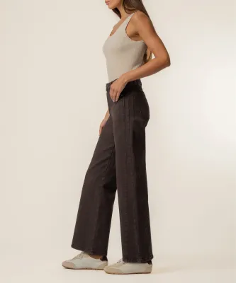 Kut From The Kloth Meg Wide Leg Panel Chocolate