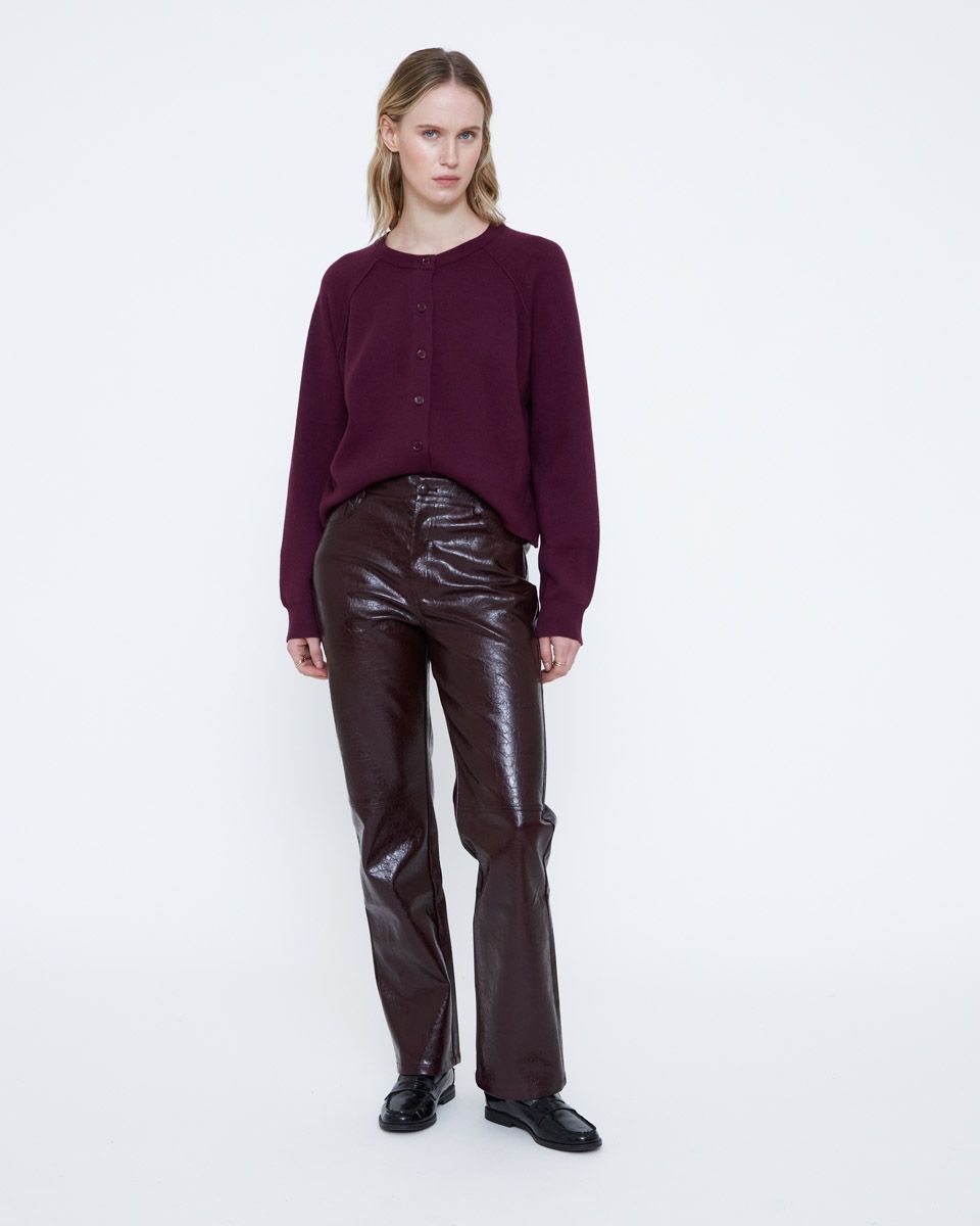 Wild Pony Aubergine Cardigan