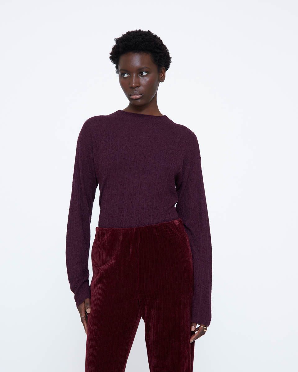 Wild Pony Aubergine Long Sleeve Top Wild Pony Aubergine Long Sleeve Top
