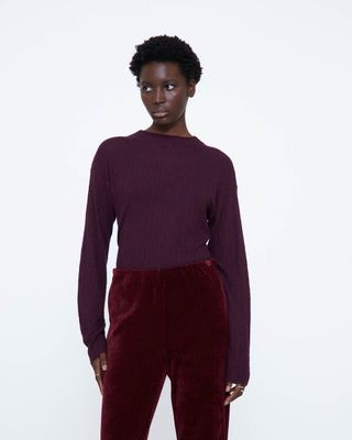 Wild Pony Aubergine Long Sleeve Top Wild Pony Aubergine Long Sleeve Top