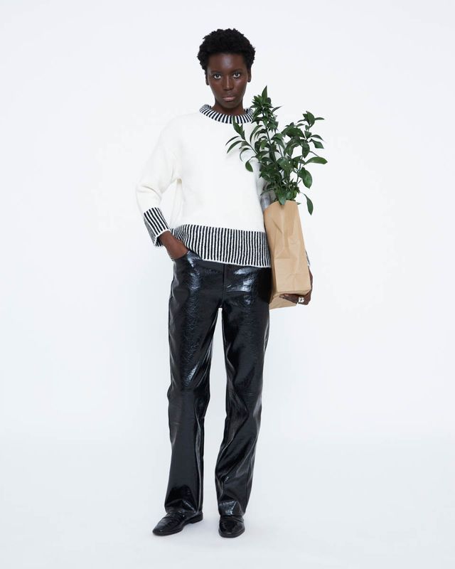Wild Pony Cream & Black Geometry Jumper Wild Pony Cream & Black Geometry Jumper