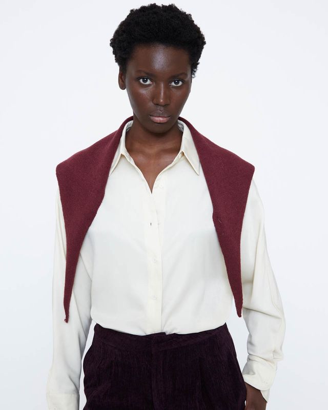 Wild Pony Aubergine Triangle Scarf