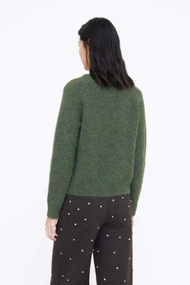 Wild Pony Flecked Green Jumper