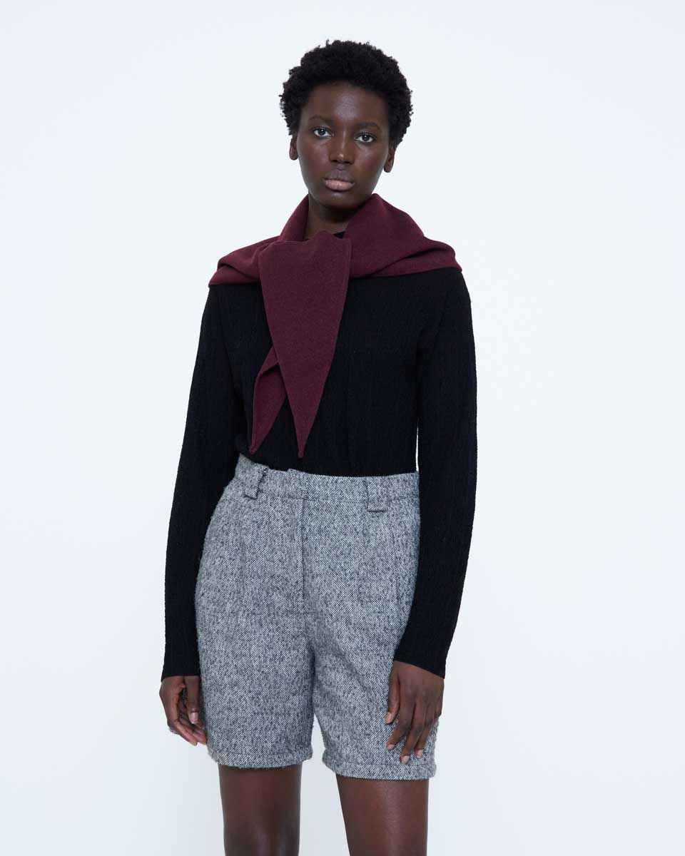 Wild Pony Burgundy Triangle Scarf Wild Pony Burgundy Triangle Scarf