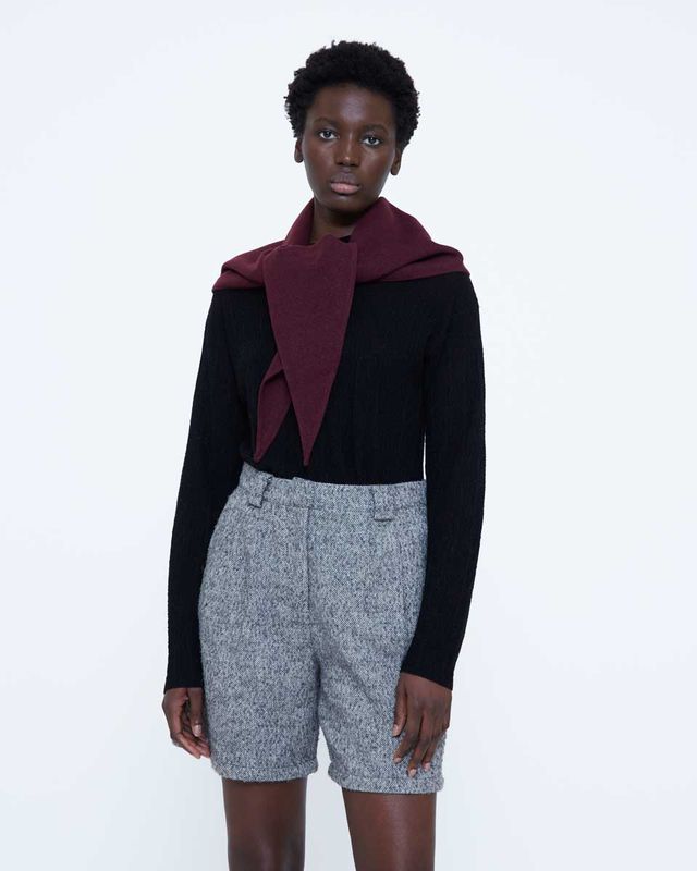 Wild Pony Burgundy Triangle Scarf Wild Pony Burgundy Triangle Scarf