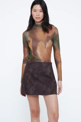 Wild Pony Mesh Multi Arce Top Wild Pony Mesh Multi Arce Top