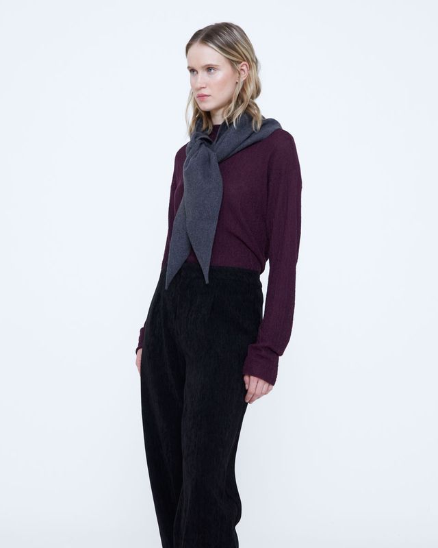 Wild Pony Dark Grey Triangle Scarf Wild Pony Dark Grey Triangle Scarf