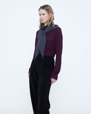 Wild Pony Dark Grey Triangle Scarf Wild Pony Dark Grey Triangle Scarf