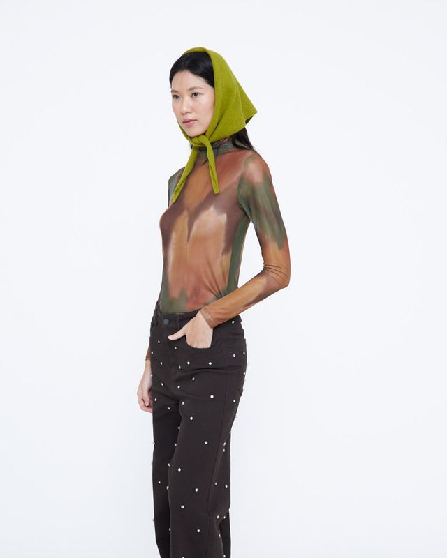 Wild Pony Green Triangle Scarf