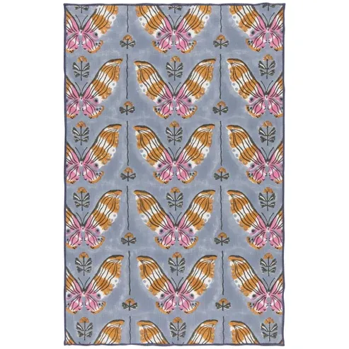 Danica Dishtowel Block Print Aurora Danica Dishtowel Block Print Aurora