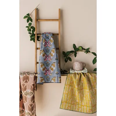 Danica Dishtowel Block Print Aurora