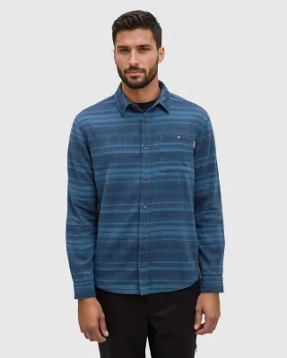 Ten Tree M Stretch Forest Shirt Blue Horizon
