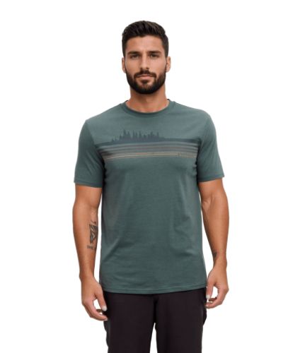 Ten Tree M Retro Treeline T-Shirt Pine Green