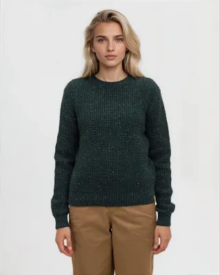Ten Tree W Morrell Fleck Sweater Dark Forest Green Ten Tree W Morrell Fleck Sweater Dark Forest Green
