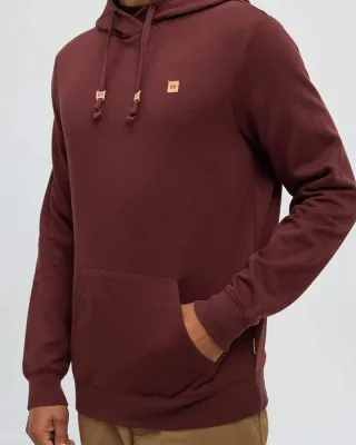 Ten Tree M Reynard Hoodie Red Chestnut