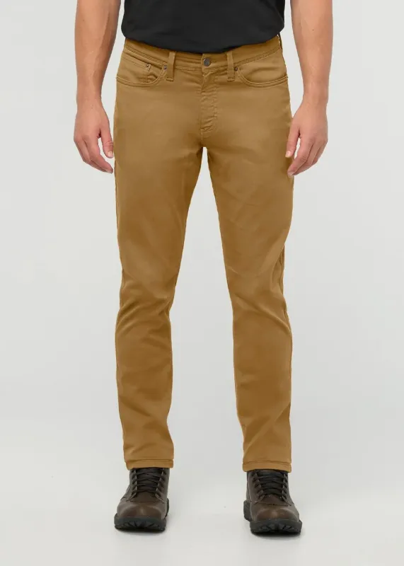 DUER No Sweat Athletic Taper Caramel